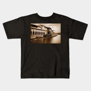 Arno River, Florence Kids T-Shirt